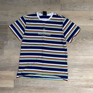 HUF Worldwide Stripped T-Shirt